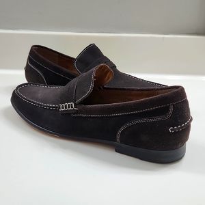 Kenneth Cole Crespo Suede Penny Loafers. Size: 13